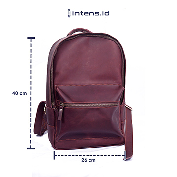 Tas Ransel Kulit Asli Leather Backpack