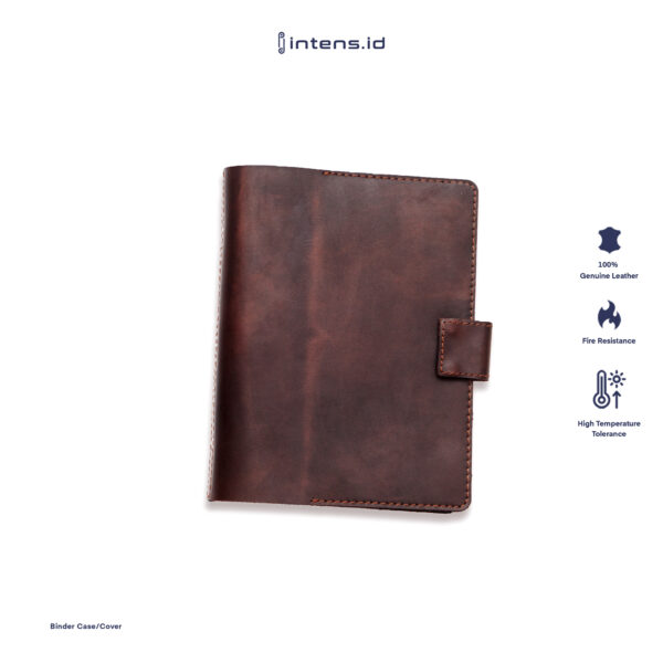 Cover binder A5 Material Kulit Sapi