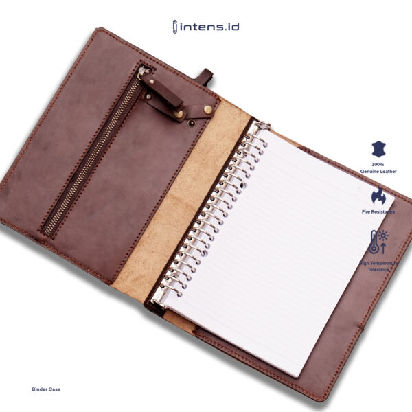 Cover binder A5 Material Kulit Sapi
