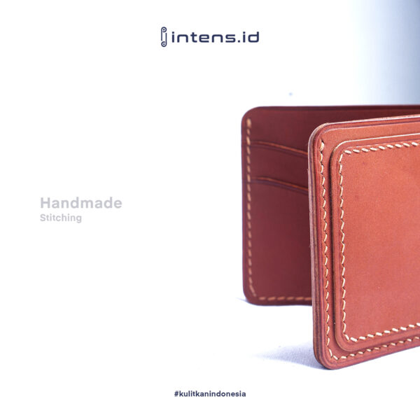 Dompet Pria Kulit Asli Handmade Crazy Horse Tan