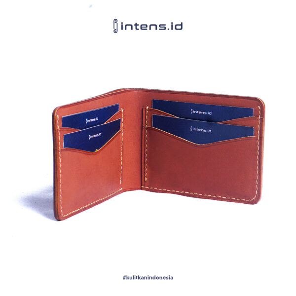 Dompet Pria Kulit Asli Handmade Crazy Horse Tan