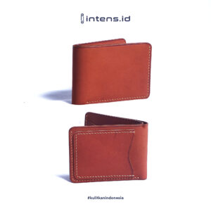 Dompet Pria Kulit Asli Handmade Crazy Horse Tan