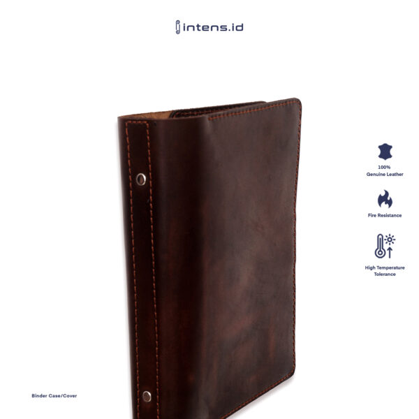 Cover binder A5 Material Kulit Sapi